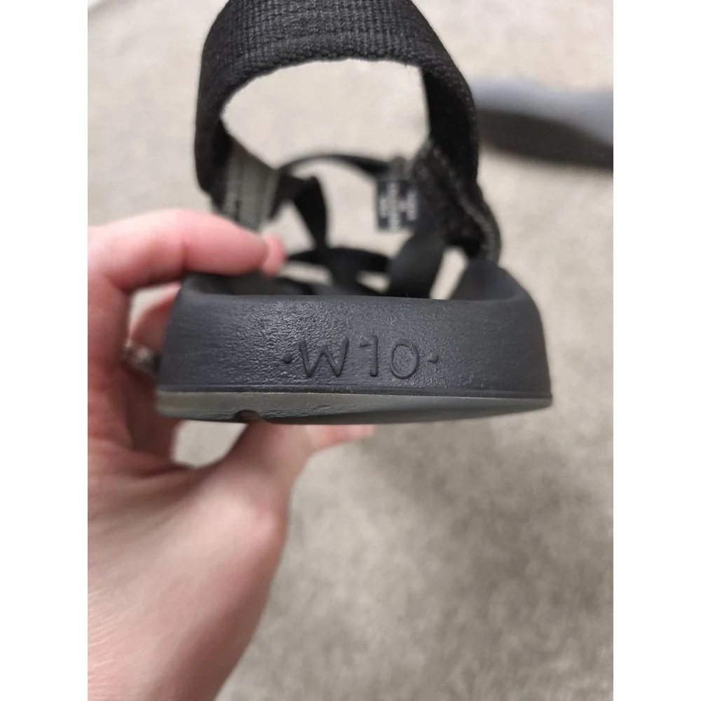 Chaco Z Cloud Sandals Black‎ Outdoor Hiking Comfort Vibram Womens 10